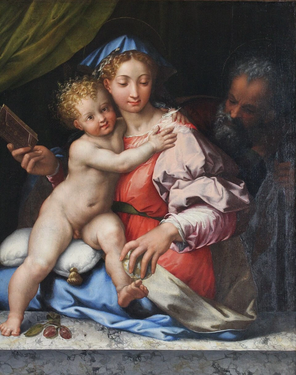 Perin del Vaga - La Sacra Famiglia, Musée Condé, Chantilly